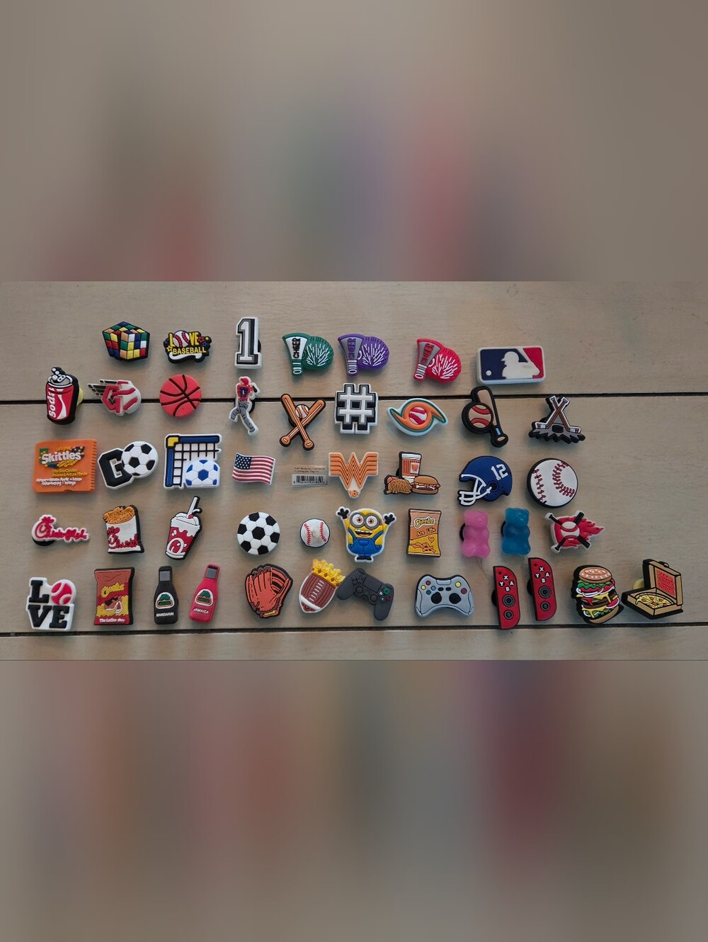 Shoe Charms Bundle (46 Pcs) - Jibbitz, Joybees & Others
